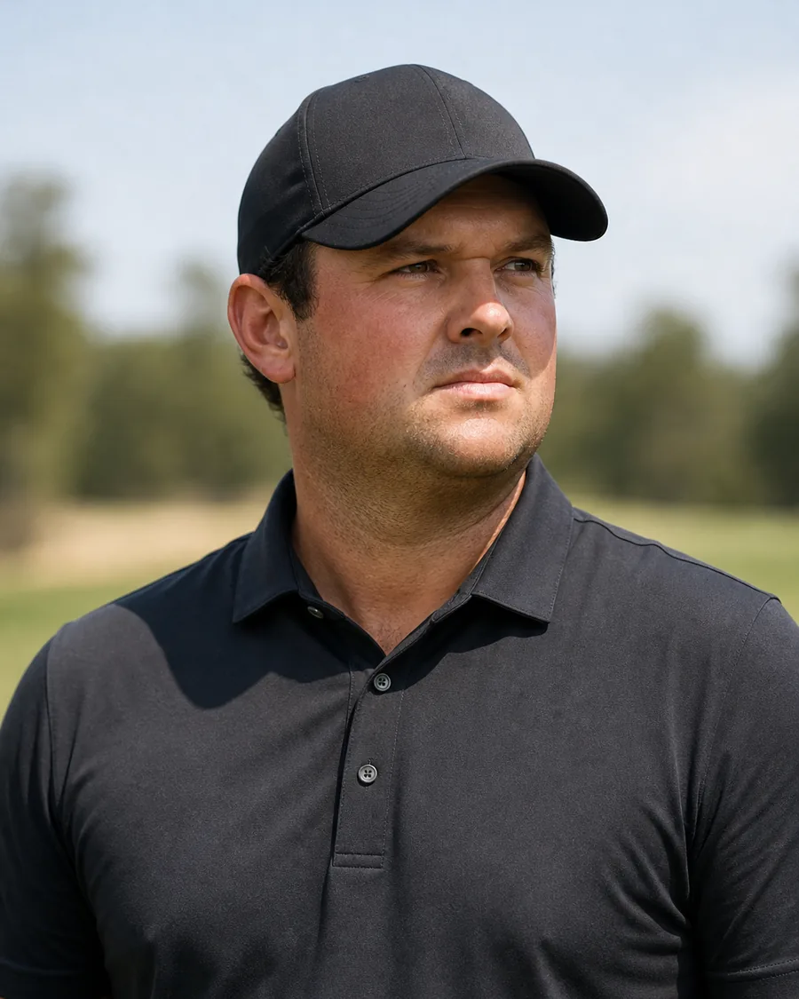 Prompt-only review placeholder for Patrick Reed player portrait image