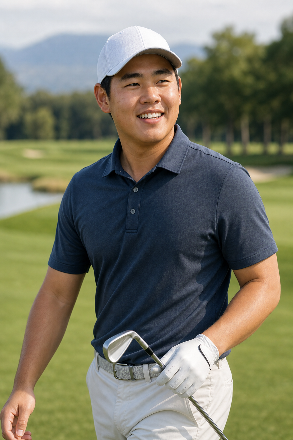 AI-generated review portrait direction for Tom Kim