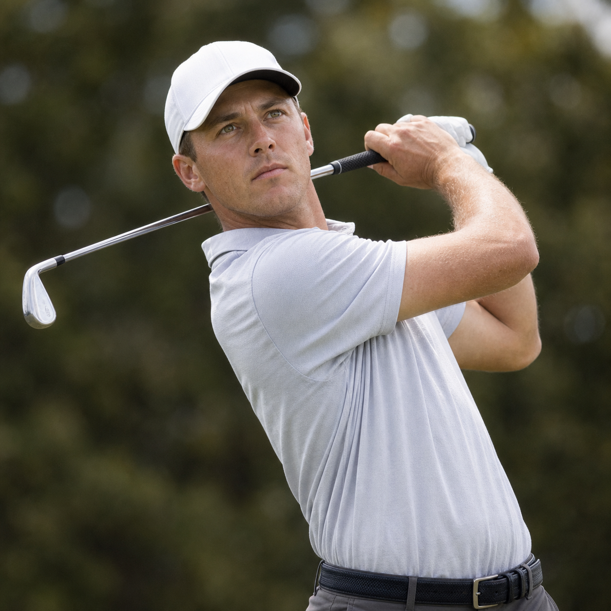 AI-generated Golf.club player portrait for A.J. Ewart