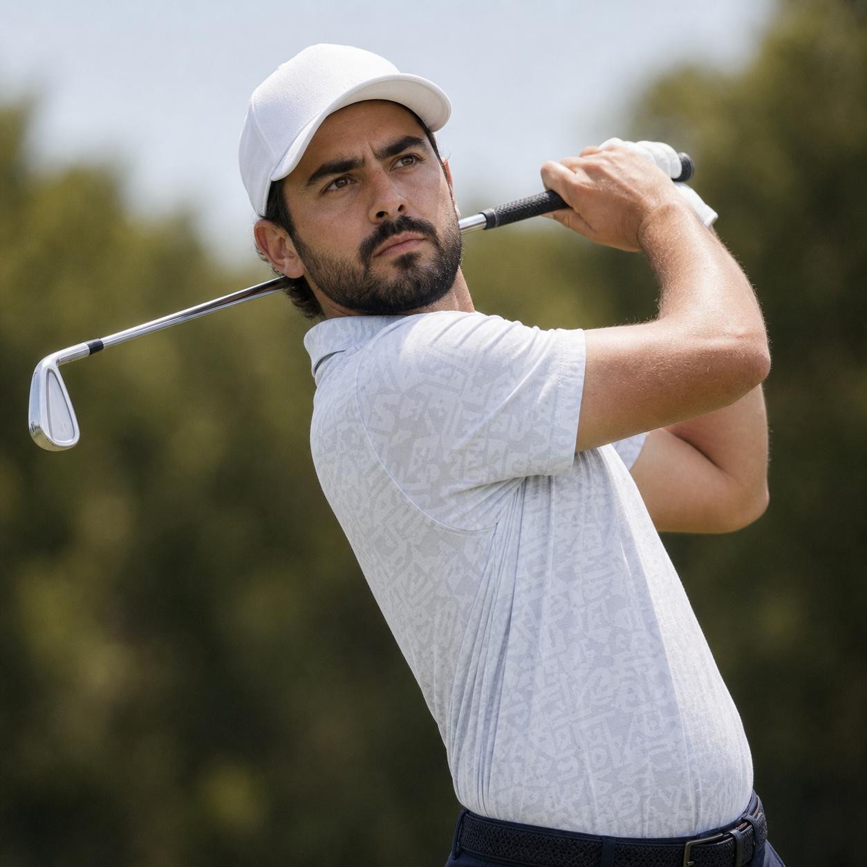 AI-generated Golf.club player portrait for Abraham Ancer