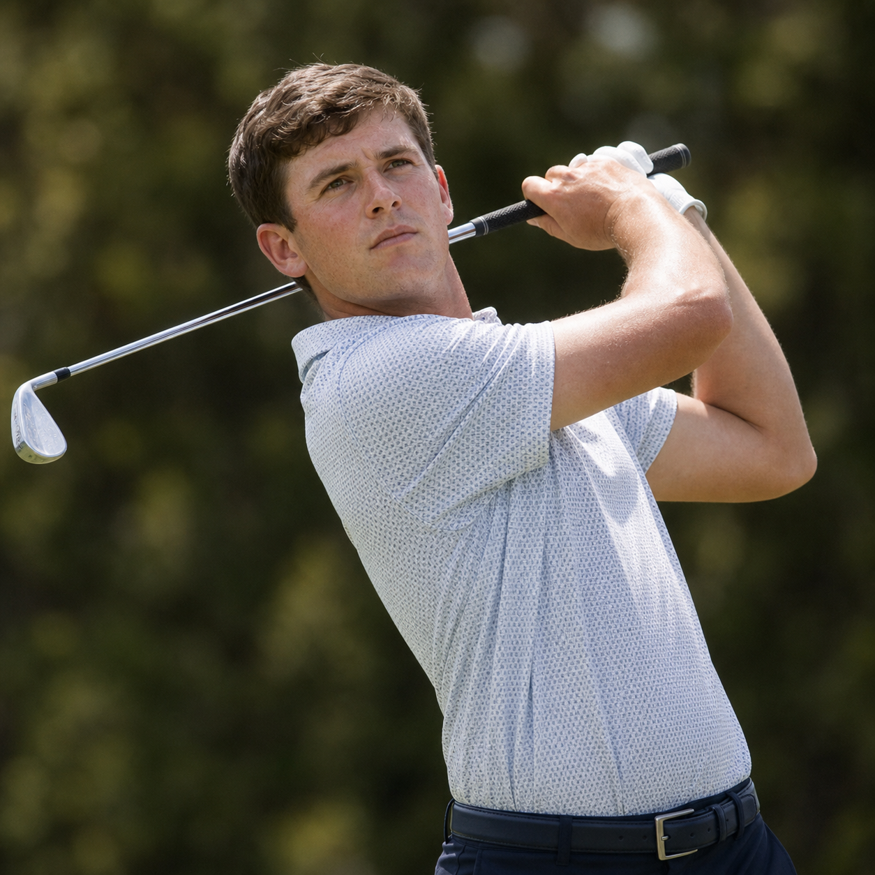 AI-generated Golf.club player portrait for Davis Riley
