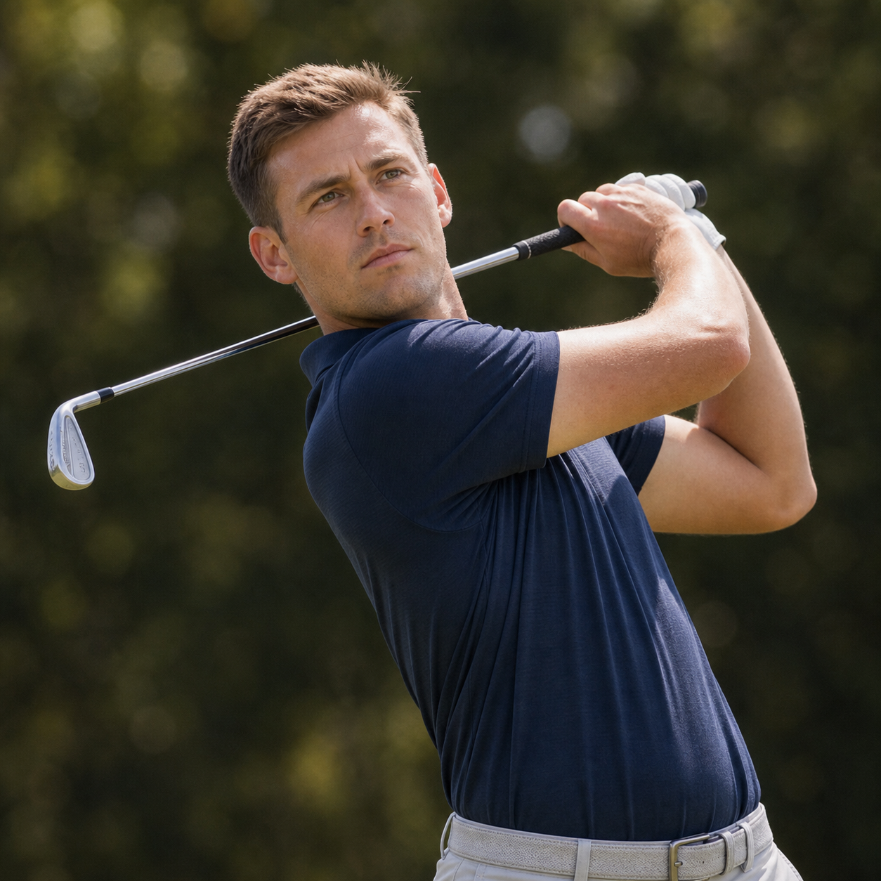 AI-generated Golf.club player portrait for Frederik Schott