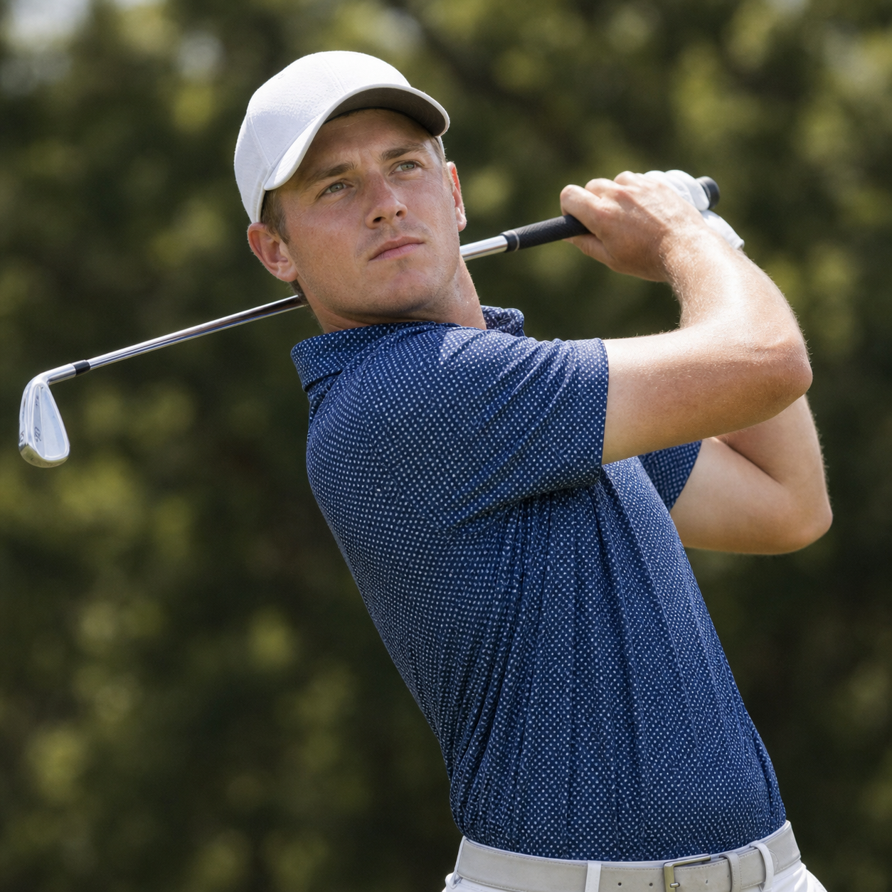 AI-generated Golf.club player portrait for Hunter Eichhorn