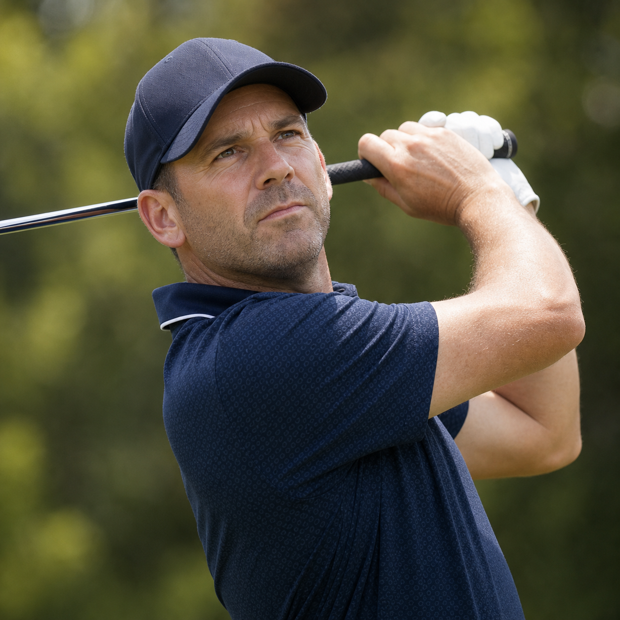 AI-generated Golf.club player portrait for Sergio Garcia