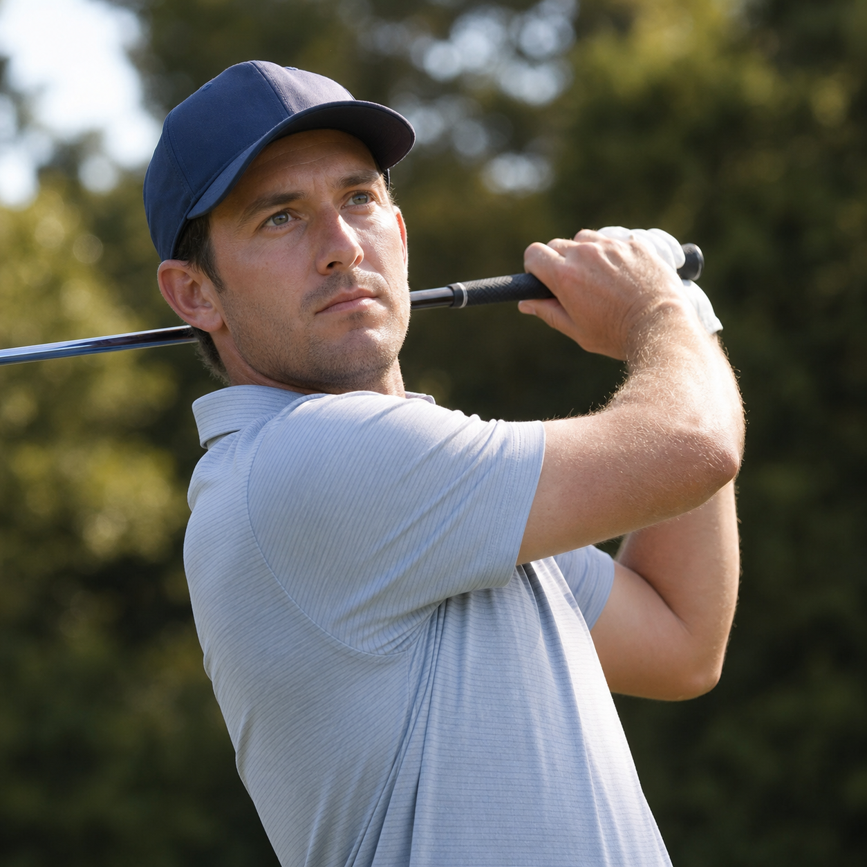 AI-generated Golf.club player portrait for Zachary Bauchou