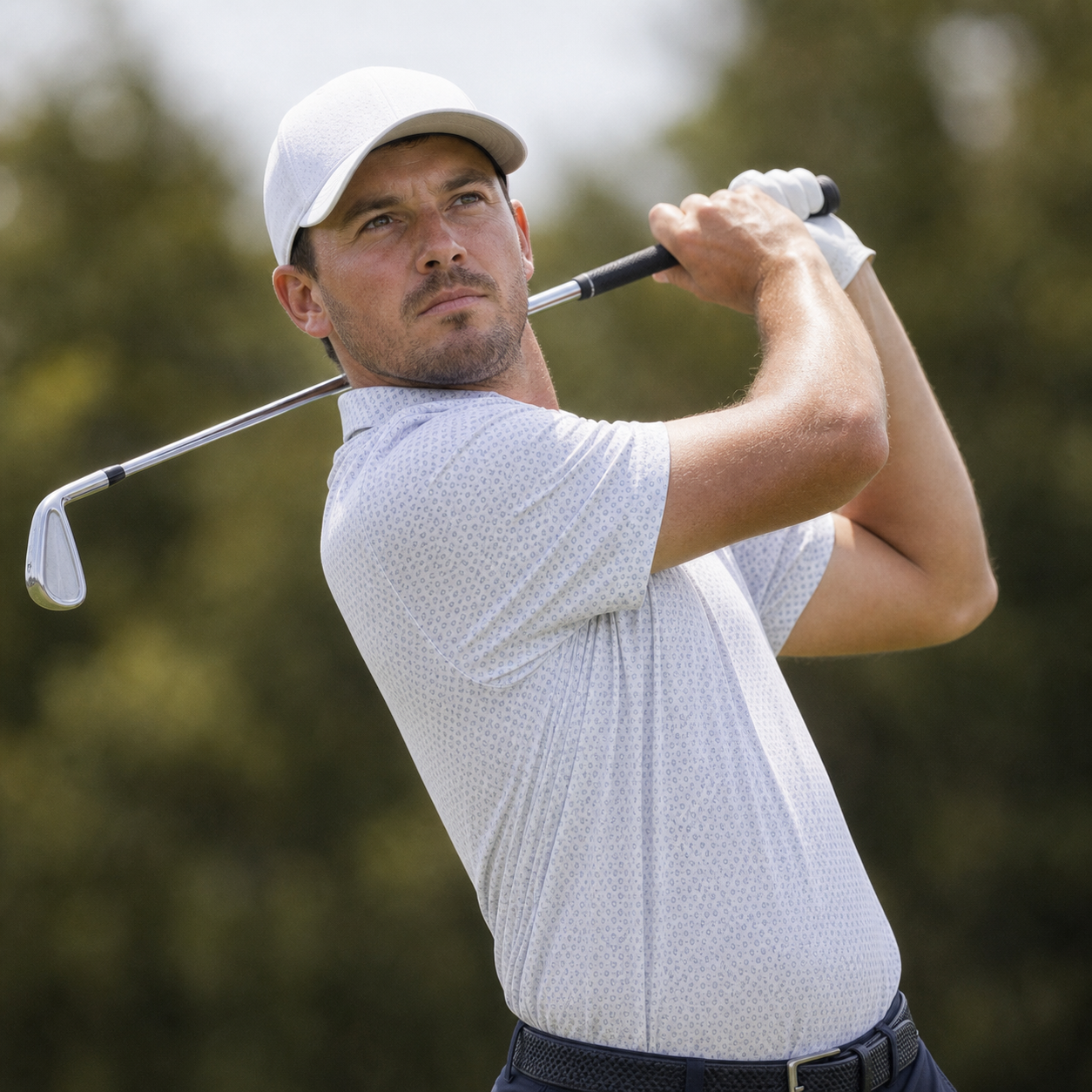 AI-generated Golf.club player portrait for MJ Daffue