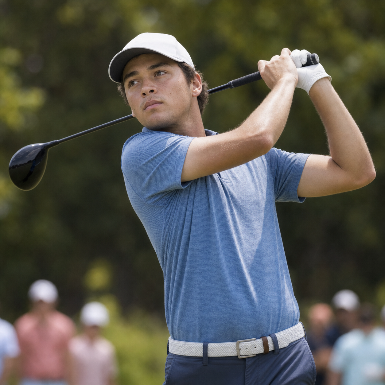 AI-generated Golf.club player portrait for Isaiah Salinda