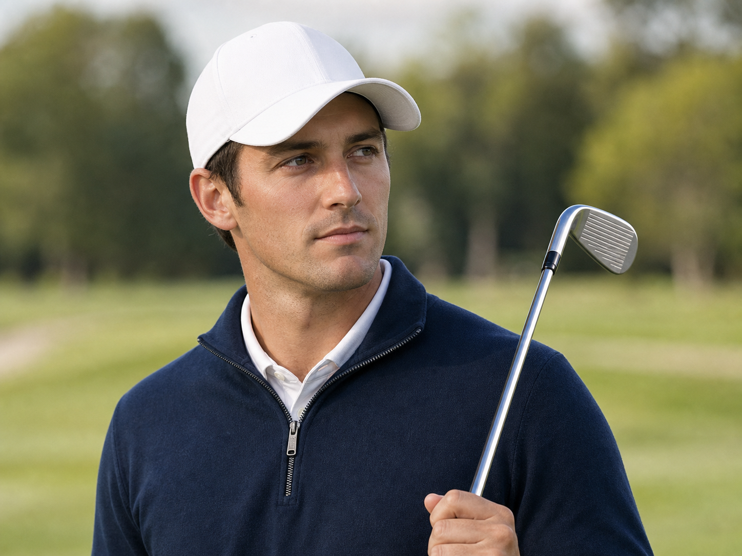 AI-generated Golf.club player portrait for Adrien Saddier