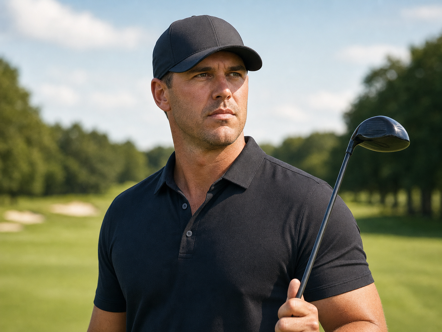 AI-generated Golf.club player portrait for Brooks Koepka