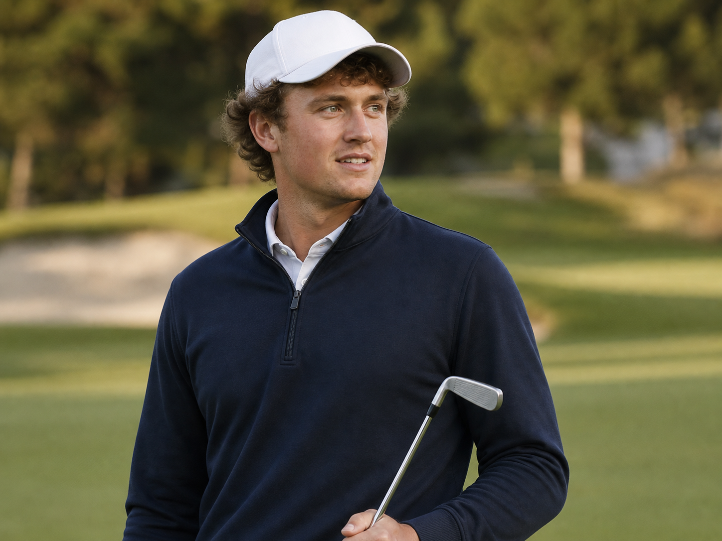 AI-generated Golf.club player portrait for Harry Hall