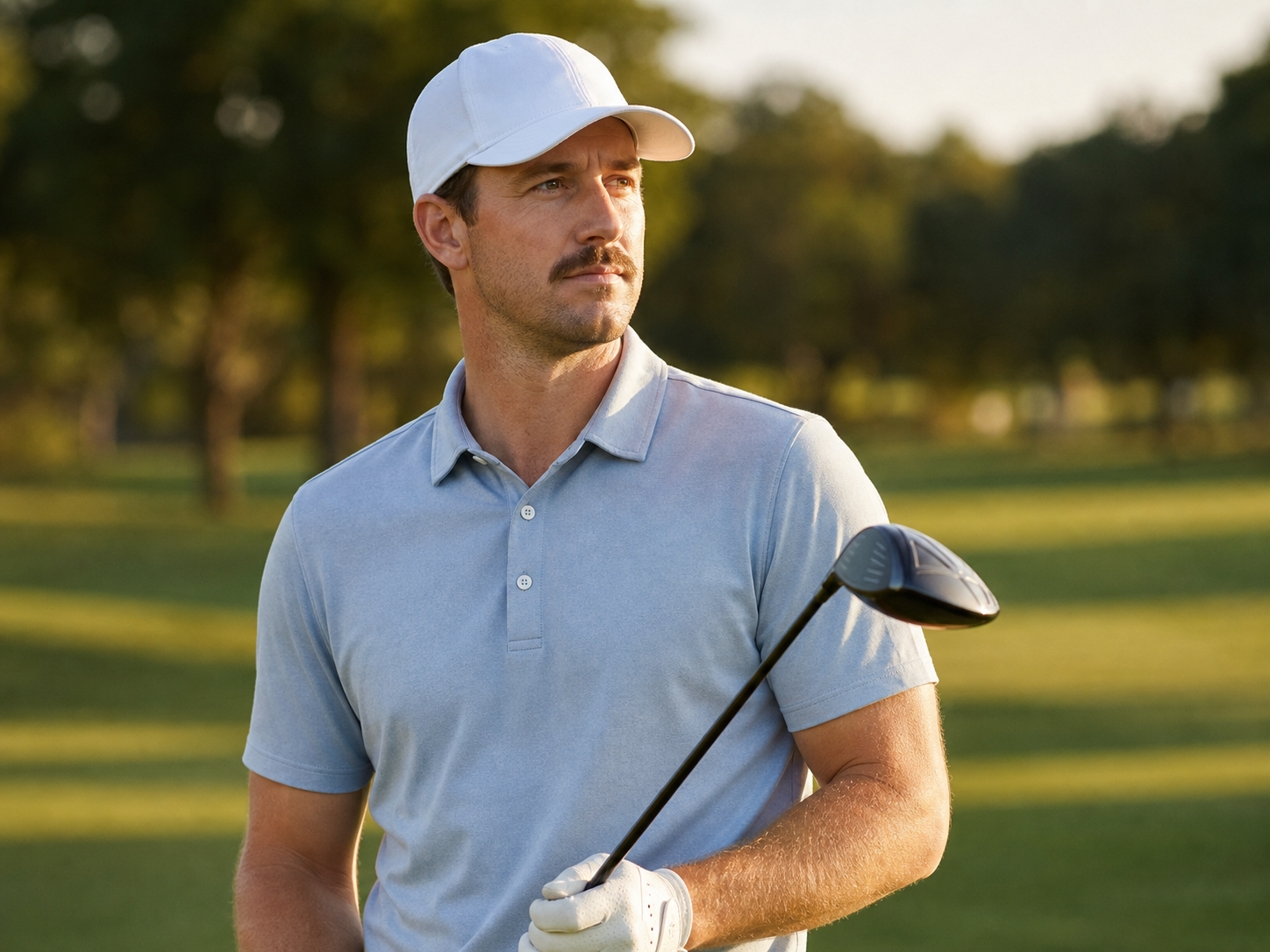 AI-generated Golf.club player portrait for Keith Mitchell