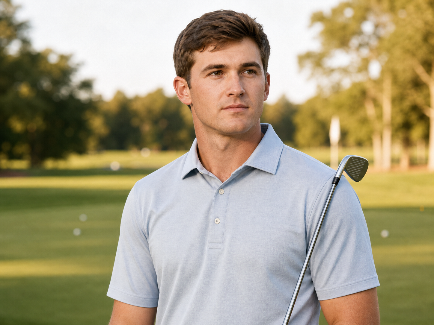 AI-generated Golf.club player portrait for Pierceson Coody
