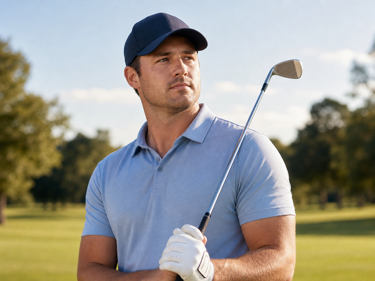AI-generated Golf.club player portrait for Taylor Moore