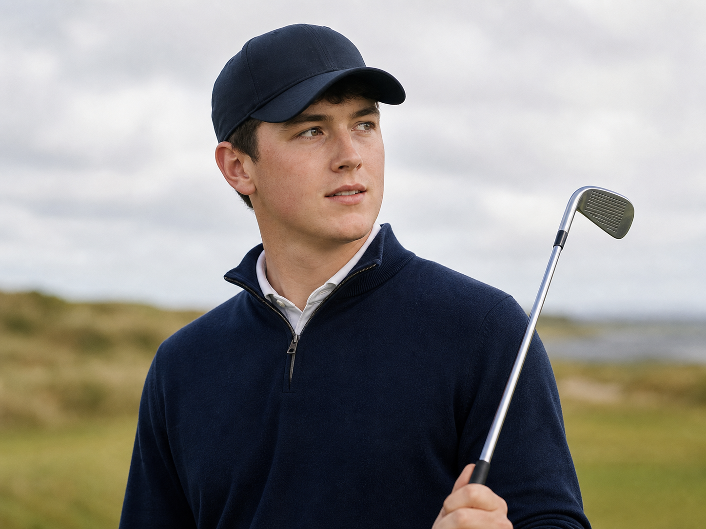 AI-generated Golf.club player portrait for Tom McKibbin